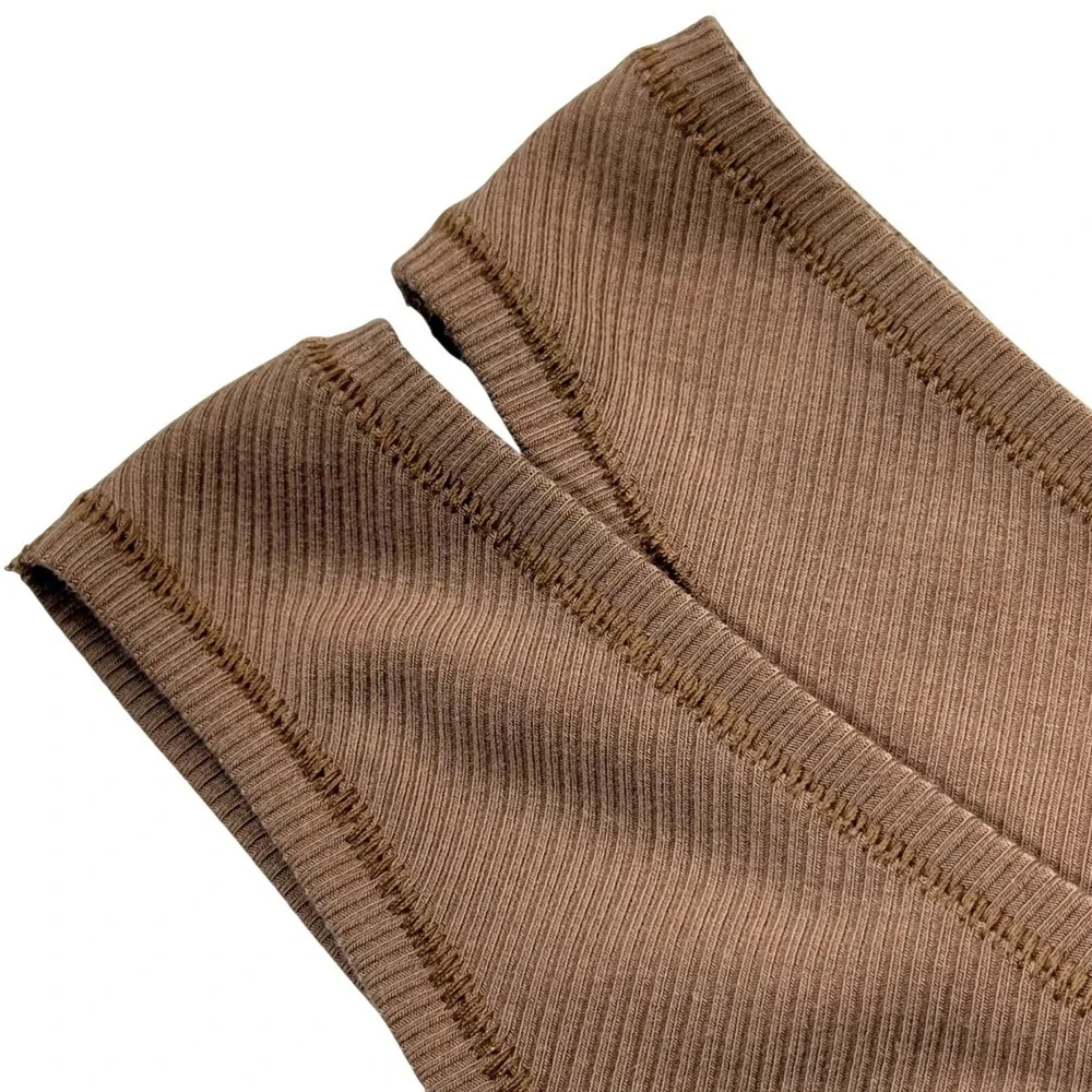 SKIMS Soft Lounge Rib Dipped Thong Team USA Lot of 2 Sienna Large‎